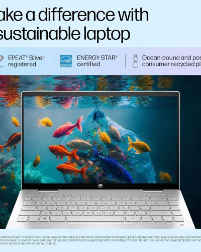 HP Pavilion x360, 13th Gen Intel Core i5-1335U (16GB DDR4, 1TB SSD) FHD, 14”35.6 cm, Touchscreen 2-in-1, Win 11, Office 21, Silver, 1.51 kg, ek1010TU1149tu, FPR, 5MP Camera, B&O, Backlit Laptop