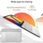 ASUS Vivobook Go 14, 14 FHD (1920 x 1080), AMD Ryzen 5 7520U Processor,(8 GB RAM 512 GB SSD AMD Radeon iGPU Windows 11 M365 Basic (1Year) Office Home 2024 Silver 1.38 kg), E1404FA-NK5521WS