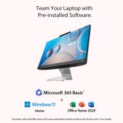 ASUS AIO A3202, 21.45 FHD, Intel Celeron 7305, All-in-One PC (8 GB 512GB Windows 11 MS Office 365 Basic (1Year) Office 2024 Black 4.84 Kg), with Wireless Keyboard & Wireless Mouse, A3202WBA-BPB006WS