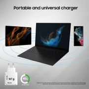 Samsung Galaxy Book2 Pro Intel 12th Gen i7 EvoTM 39.62cm (15.6) AMOLED Thin & Light Laptop (16 GB512 GB SSDWindows 11MS OfficeBacklit KBFingerprint SensorGraphite1.11Kg), NP950XED-KA1IN