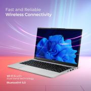 Acer Aspire 3, Intel Core Celeron N4500, 8GB LPDDR4X, 512GB SSD, HD, 1435.56cm, Windows 11 Home, Pure Silver, 1.3KG, A324-45, HD Webcam, 38 WHR Laptop