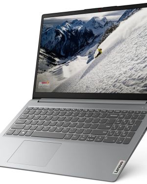 Lenovo IdeaPad 1 AMD Ryzen 5 5500U 15.6″ HD Thin and Light Laptop (8GB RAM/512GB SSD/Windows 11 Home/Office Home 2024/1 Year ADP Free/Grey/1.6Kg)