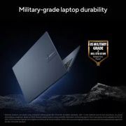 ASUS Vivobook 15 (2025) with Office 2024 + M365 Basic* (i5 14th Gen) Intel Core 5 120U – (16 GB/512 GB SSD/Windows 11 Home) X1504VAP-NJ2864WS | X1504VAP-BQ542WS Thin and Light Laptop (15.6 Inch, Quiet Blue, 1.7 Kg, With MS Office)