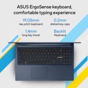 ASUS Vivobook 15 (2025) with Office 2024 + M365 Basic* (i5 14th Gen) Intel Core 5 120U – (16 GB/512 GB SSD/Windows 11 Home) X1504VAP-NJ2864WS | X1504VAP-BQ542WS Thin and Light Laptop (15.6 Inch, Quiet Blue, 1.7 Kg, With MS Office)